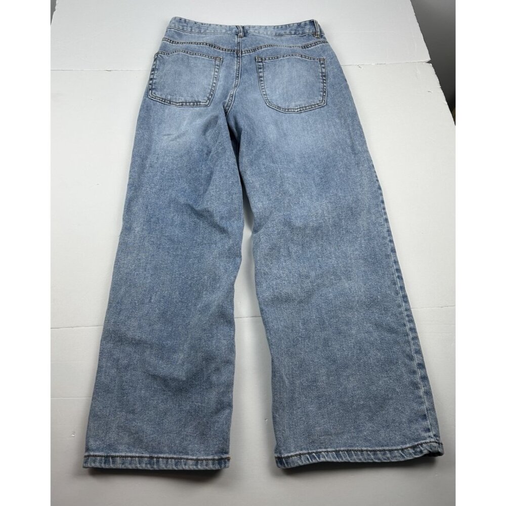 Oat New York Jeans Women's 8/29 Wide Leg Cloud Luxe Denim Medium Wash - Picture 16 of 16